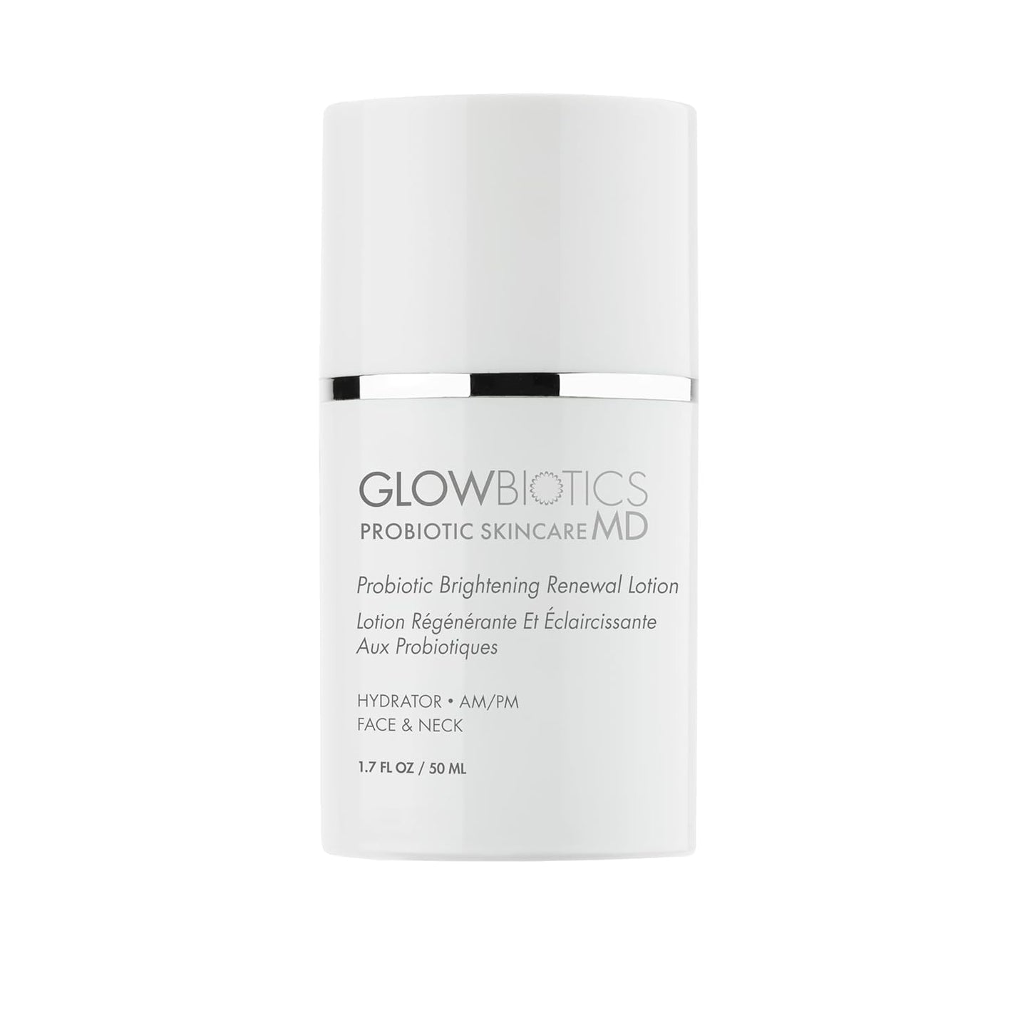 Glowbiotics Probiotic Brightening Renewal Lotion 1.7 fl oz – Lightweight Dark Spot Correcting Moisturizer with Hyaluronic Acid Niacinamide and Green Tea
