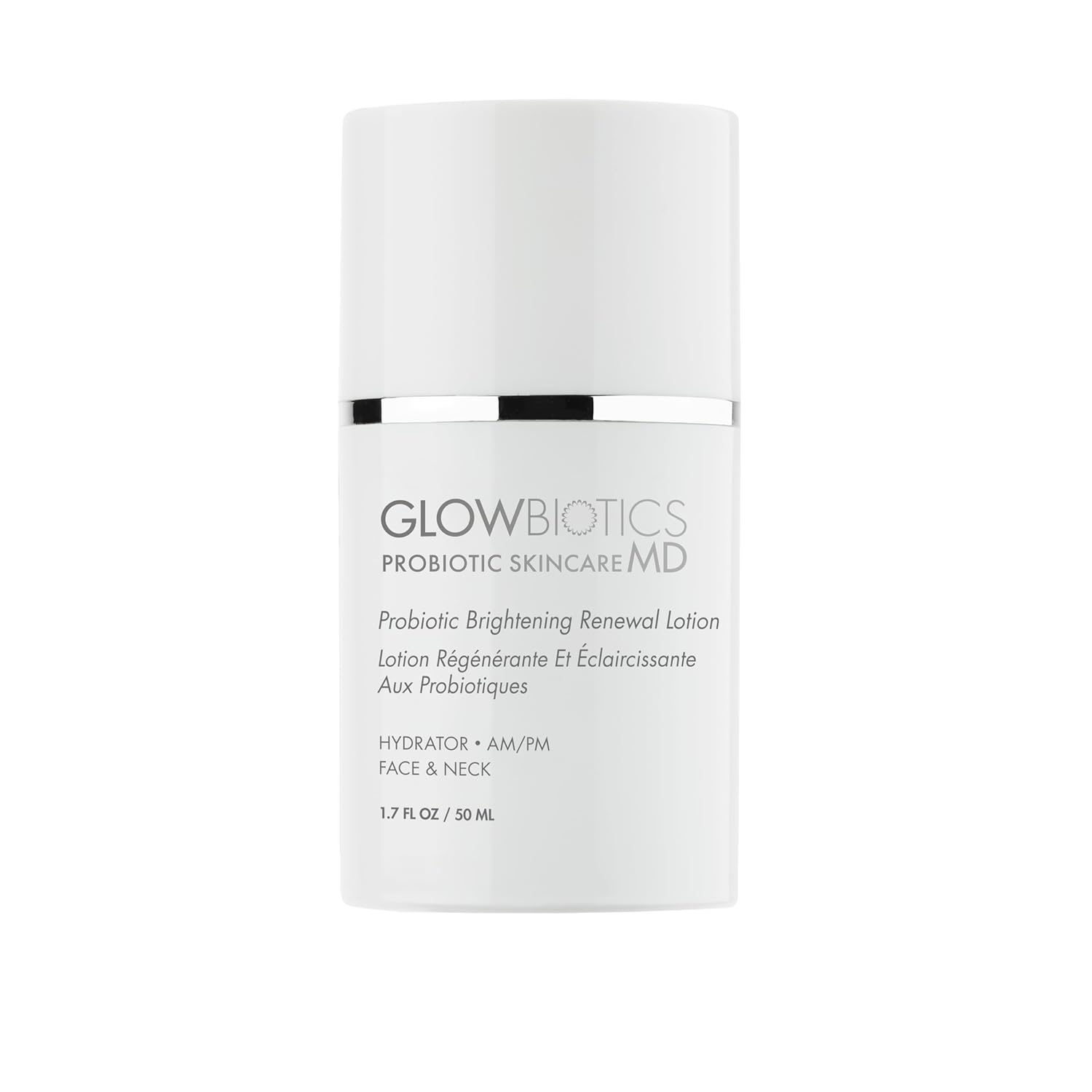 Glowbiotics Probiotic Brightening Renewal Lotion 1.7 fl oz – Lightweight Dark Spot Correcting Moisturizer with Hyaluronic Acid Niacinamide and Green Tea