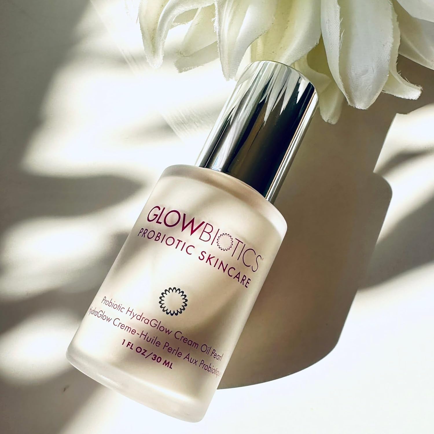 Glowbiotics Probiotic HydraGlow Cream Oil Pearl: Radiance-Boosting Glow Drops for Bright, Hydrated Skin | Pearl Essence & Skin Brightening