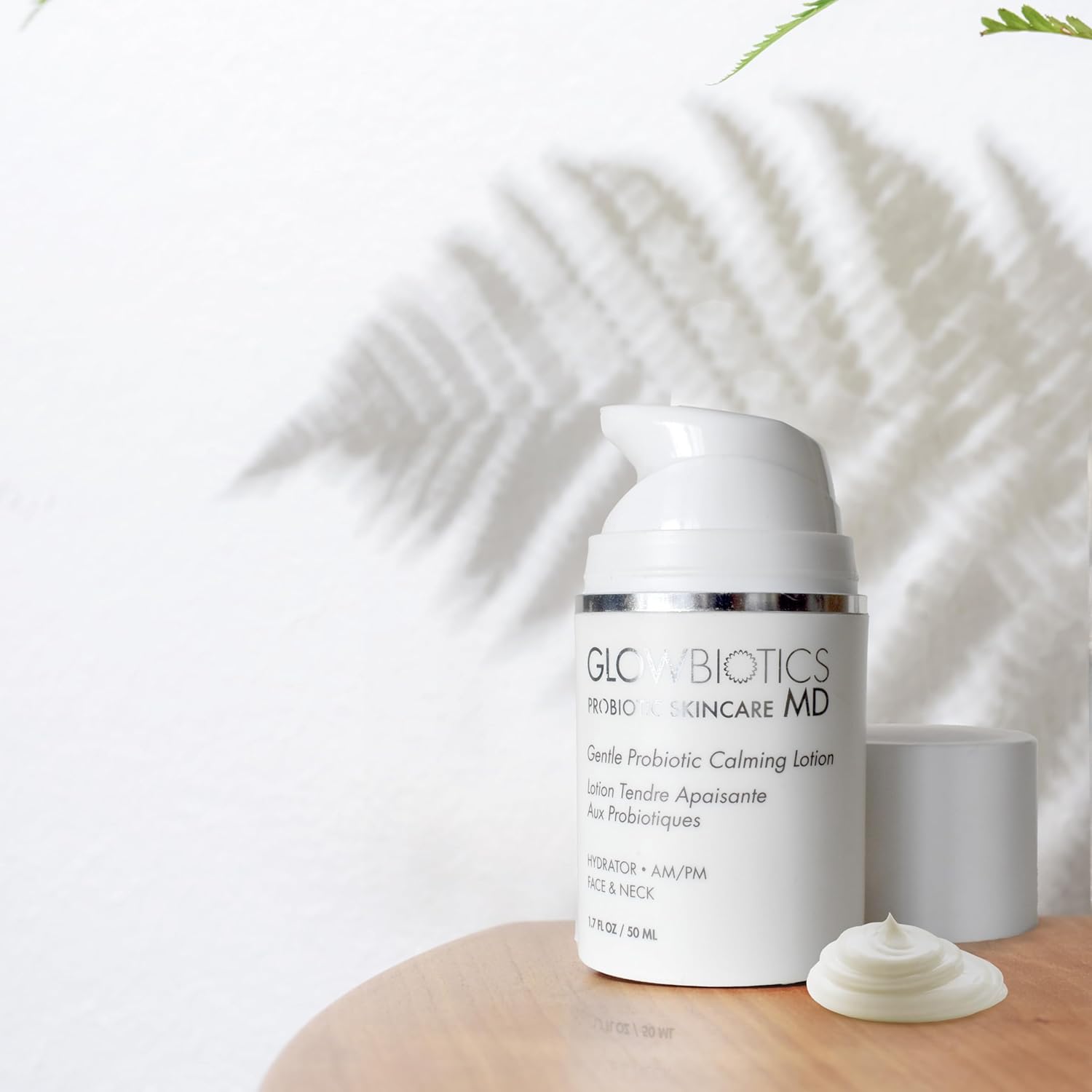 Glowbiotics Gentle Probiotic Calming Lotion: Lightweight Moisturizer for Soothing Hydration, Reduces Redness & Irritation | With Hyaluronic Acid & Shea Butter